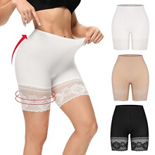 A 14624 Plus Size Seams Safety Shorts �ӷʴ����
