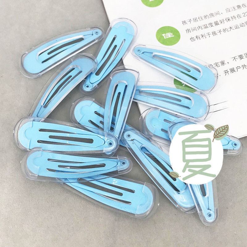 5cm彩色套壳bb夹带底托夹DIY手工发饰糖果色儿童少女发卡发夹材料|undefined