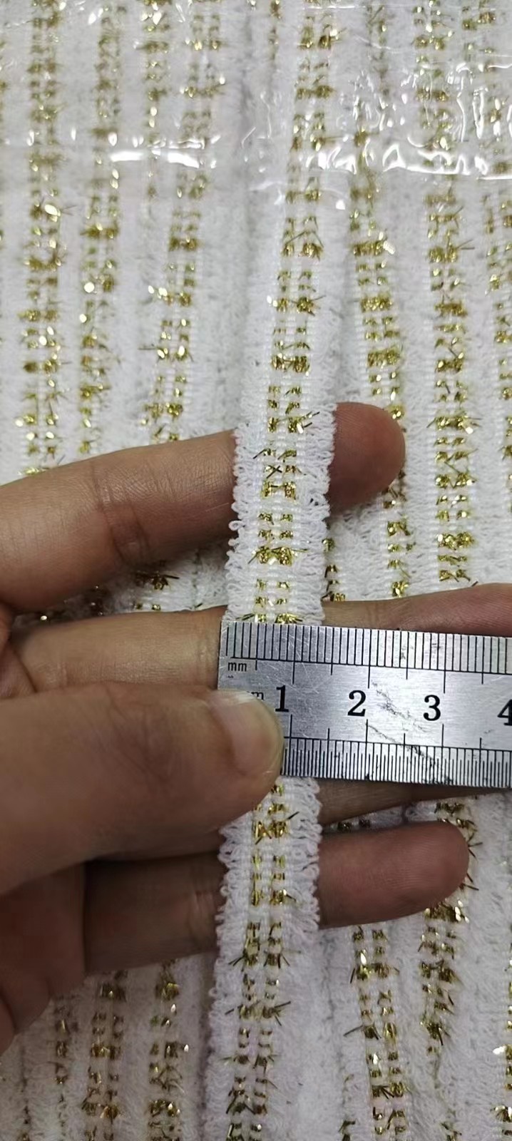 Fabricante en stock estilo coreano Chanel estilo cinta estilo étnico hecho a mano con cuentas encaje ropa DIY accesorios perla encaje