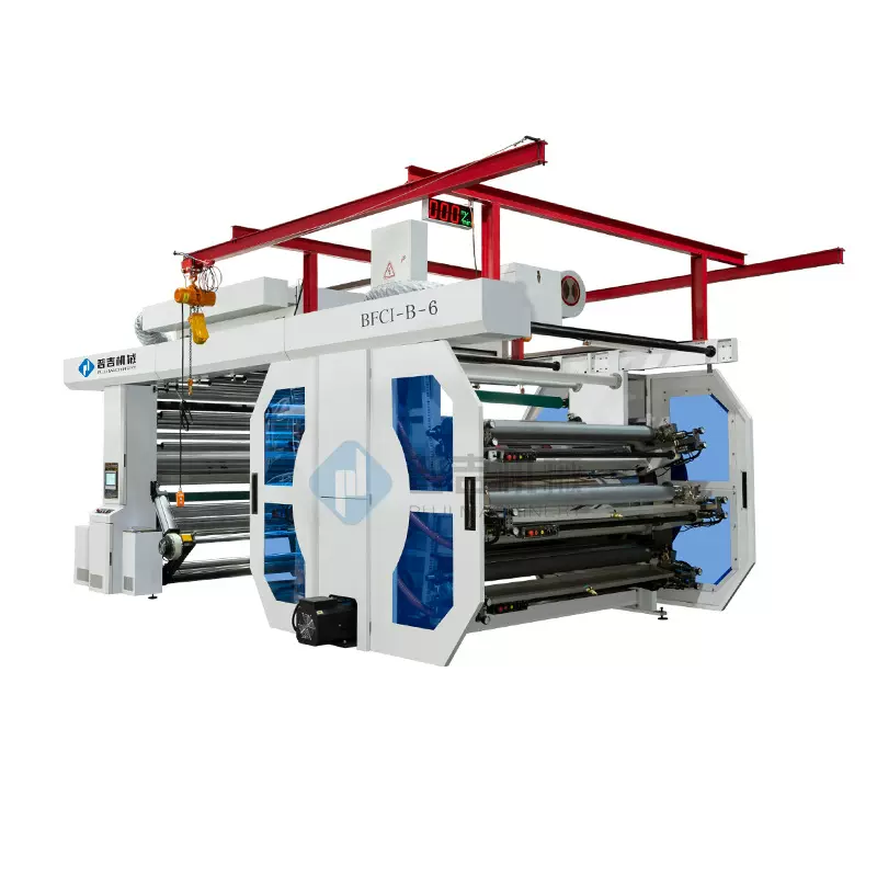 四色塑料薄膜食品袋高速卫星式凸版印刷卫星式柔版无纺布印刷机