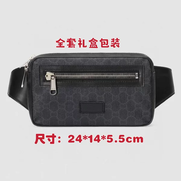 2025 Autumn European and American Fashion Men's Bag, Men's Crossbody Bag, Chest Bag, Trendy Brand Shoulder Bag, Classic Letter Print Waist Bag