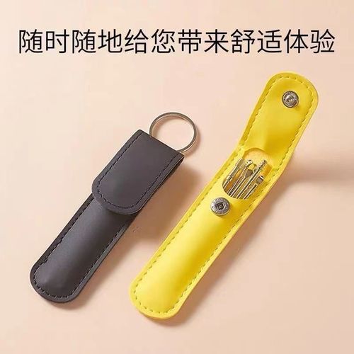 Stainless Steel Ear Pick Set Ear Cleaning Tool Earwax Removal Tool Spiral Ear Cleaner Six-piece Ear Pick Set Wholesale