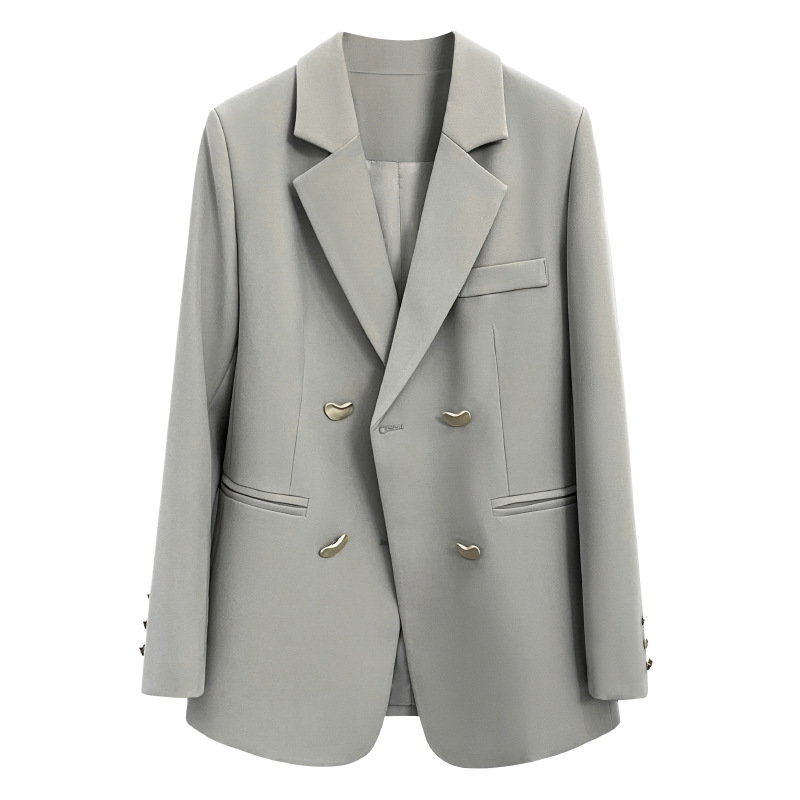 Women's Coat Long Sleeve Blazers Elegant Solid Color display picture 17