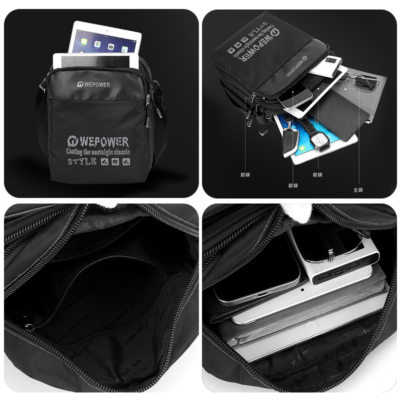 WEPOWER nuevo tipo de bolso de hombro de moda simple de gran capacidad de viaje de negocios bolso de viaje de hombre