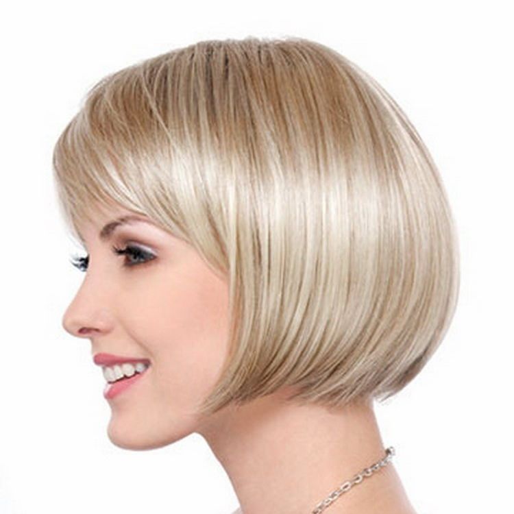 Perucas Bob Fashion com Extensão de Cabelo Sintético Curto Estilo Cogumelo - Disponíveis em Estoque_voghion.com