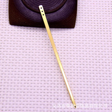 8-3008铜汉服古风发钗发饰头饰发簪单簪发冠材料150mm新娘配饰