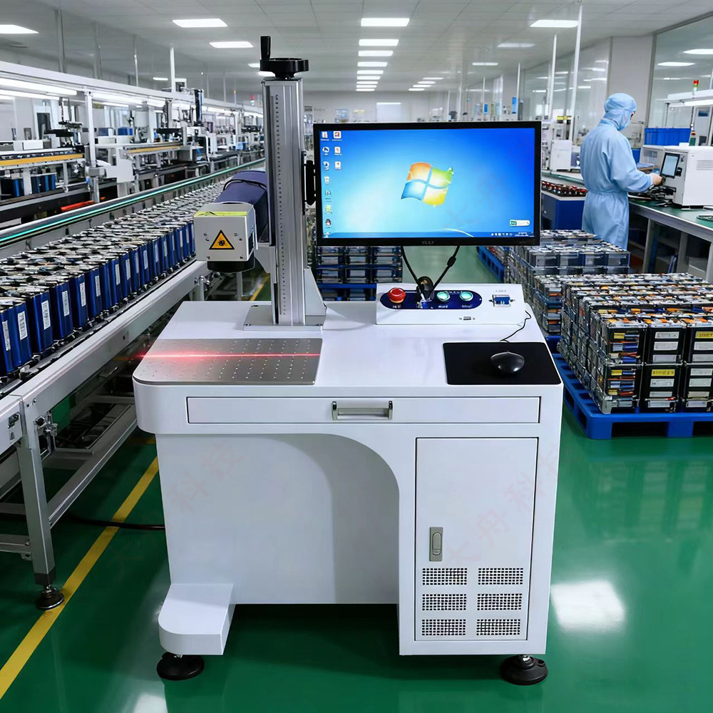 激光雕刻机电脑刻字机pc打印打标机车牌钥匙扣全自动激光刻印机