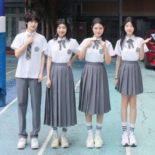 Junior High School Student Graduation Season Class Uniform Recitation Performance Clothing Poetry Collective Chorus Suit High School Student Performance Clothing