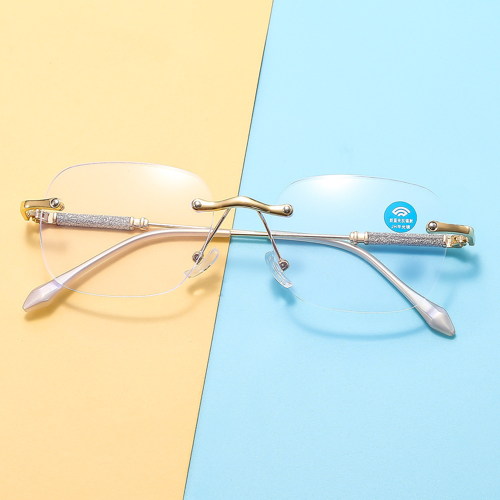 The new frameless old flower mirror female middle -aged and elderly…