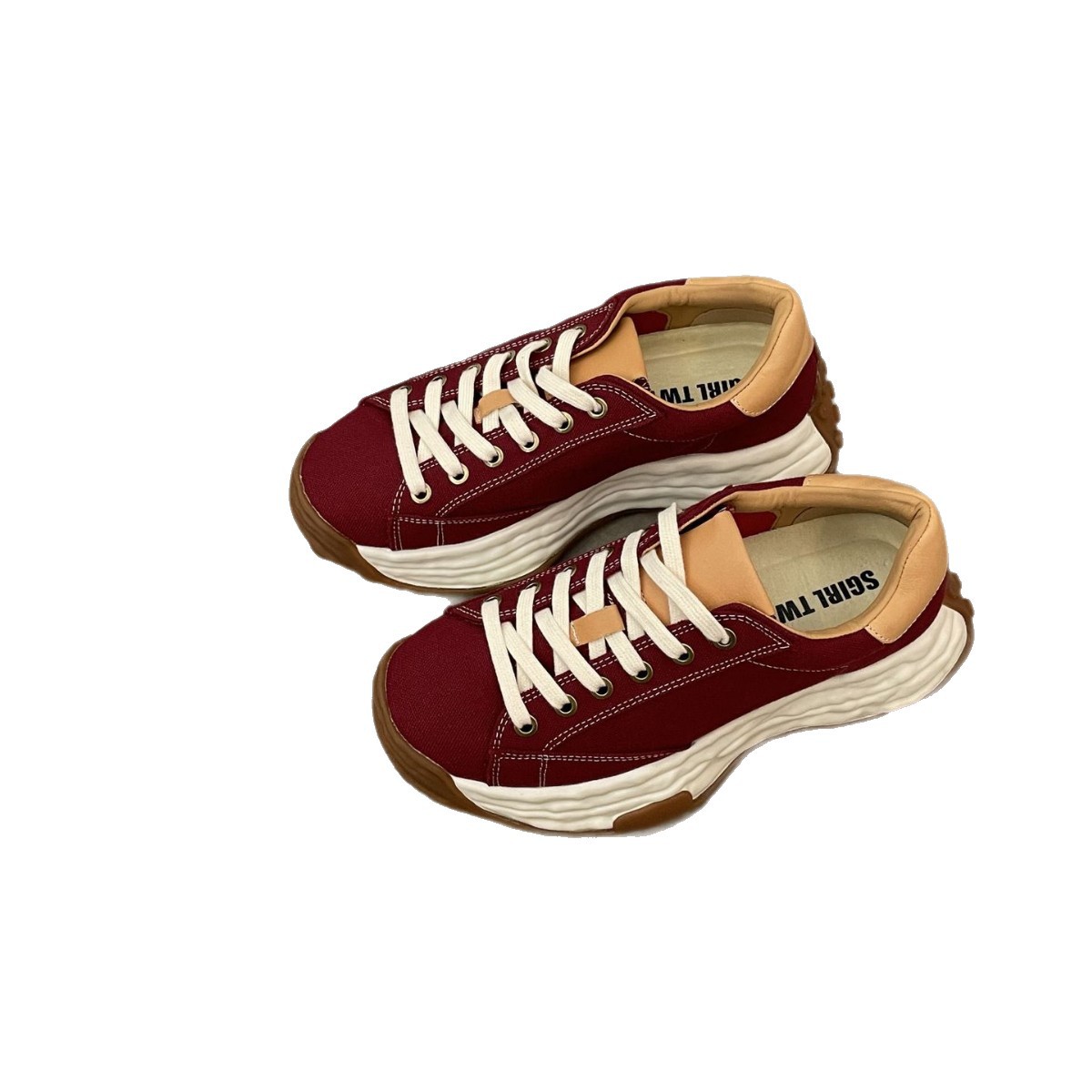 SGIRL TWTW High-End Design Casual For Women 2025 Thick-Soled Forrest Gump Dissolving Sports Versatile Dad Shoes_vogvips.com