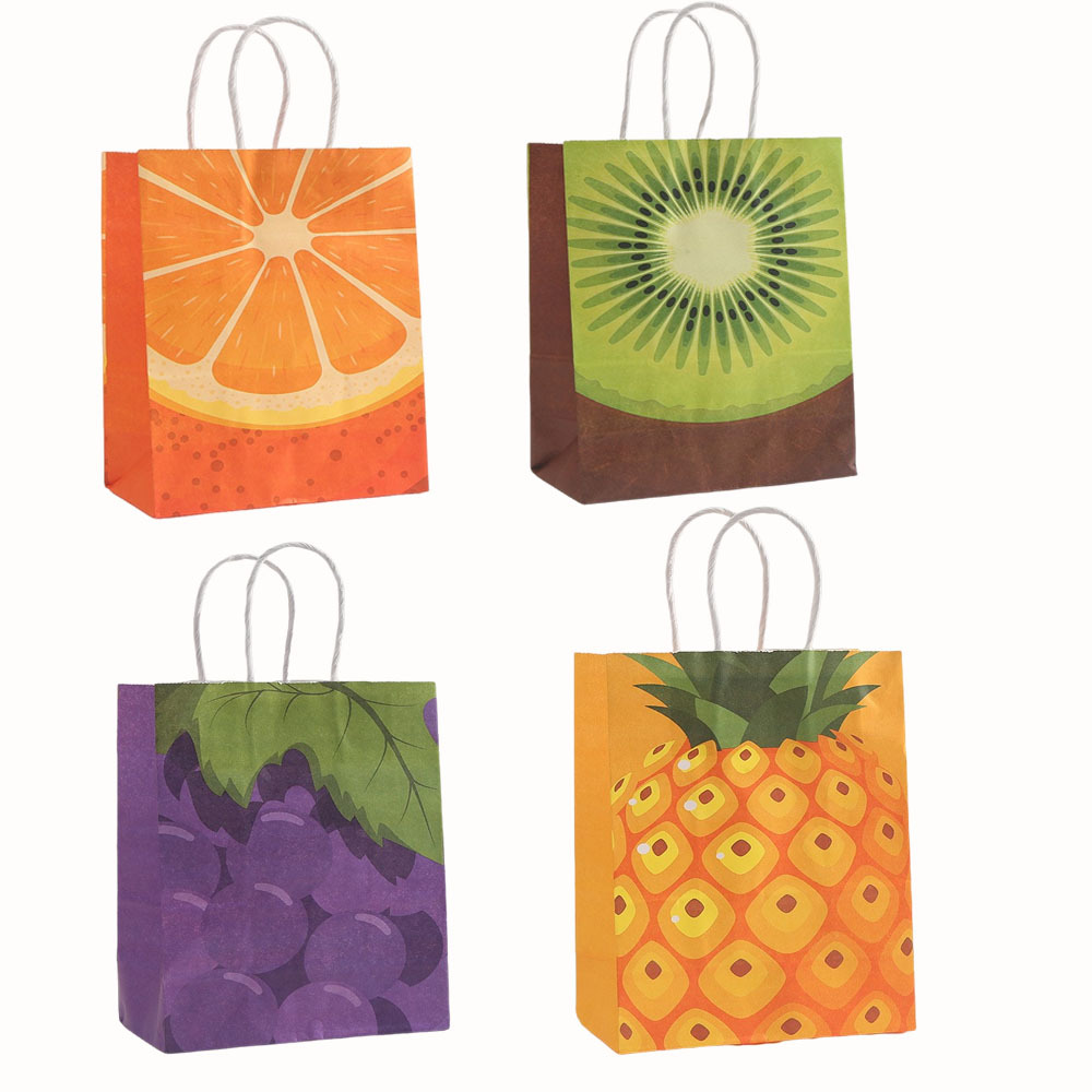 圆形水果猕猴桃抱枕毛绒玩具手办手提袋玩偶包装袋萌宠伴礼品包装