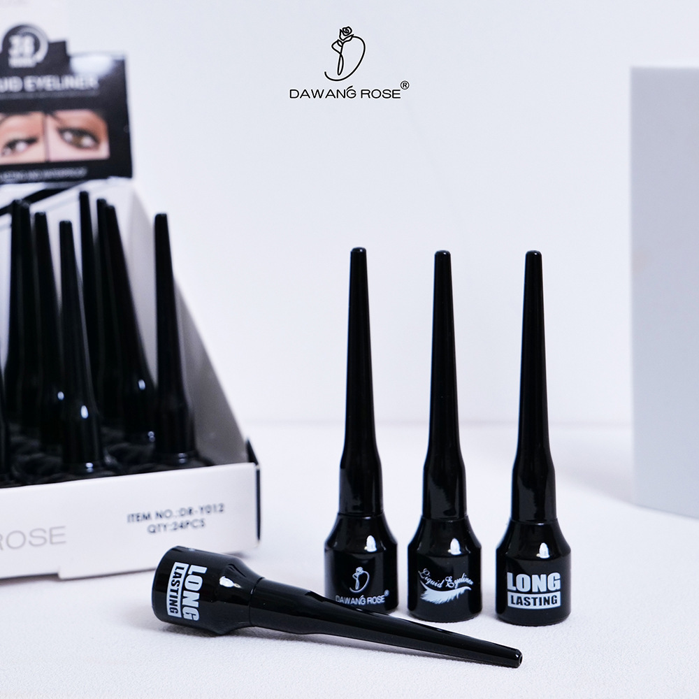Wasserfester Eyeliner Stift Ultrafein Schwarz Präzisions Eyeliner_voghion.com