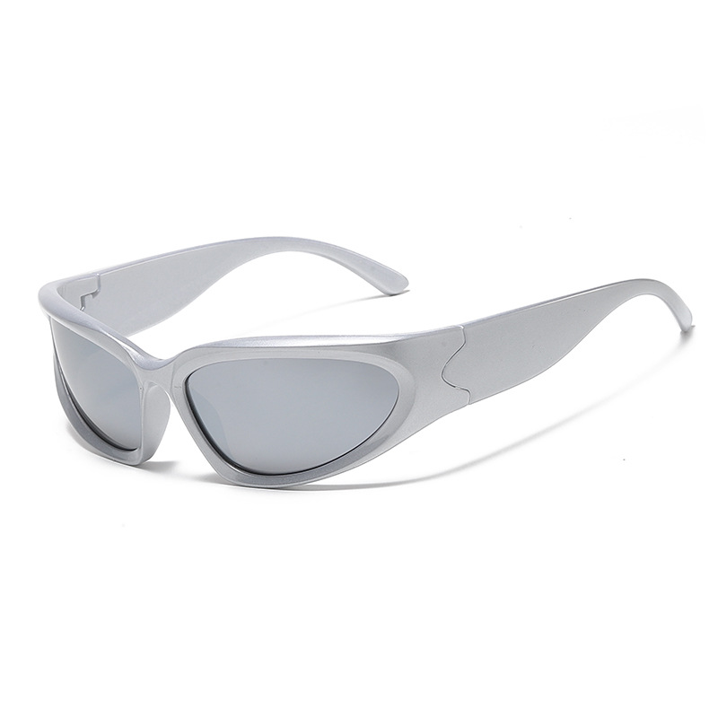 Silver frame white reflective C1