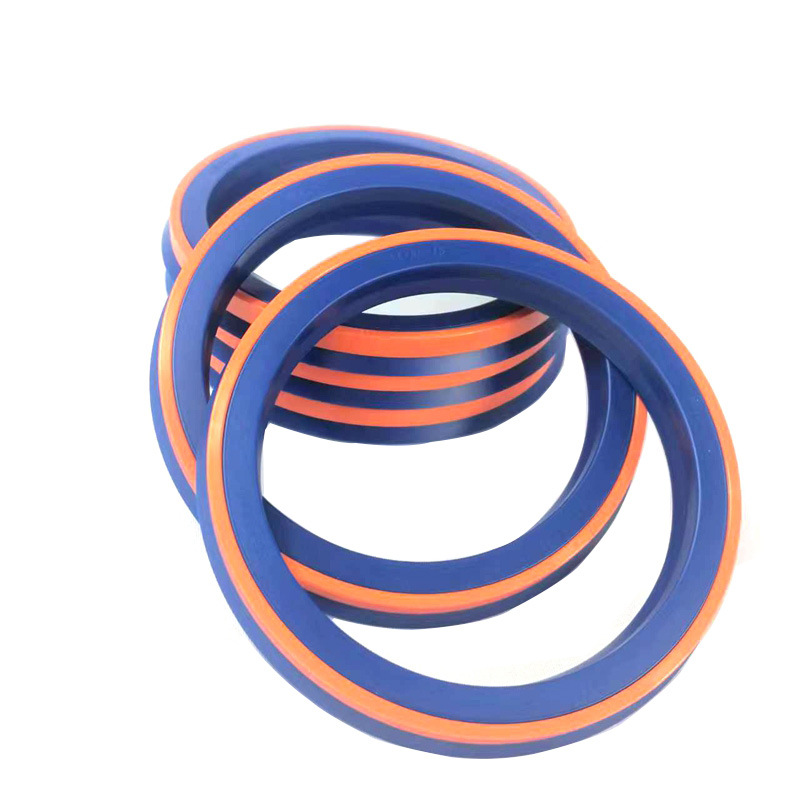 C251型单向活塞组合密封件橘色聚氨酯油封