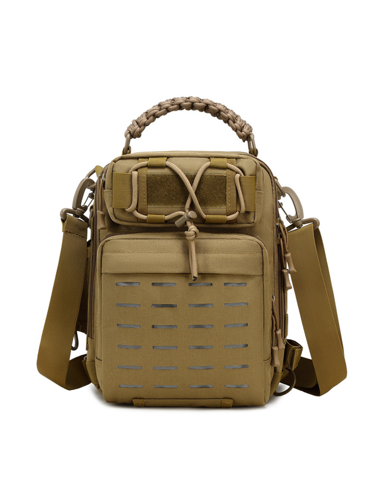 Amazon cross-border - cuatro bolsas de pecho tácticas de hamburguesas para montar mochila de hombro mochila de cuatro bolsas (grande)