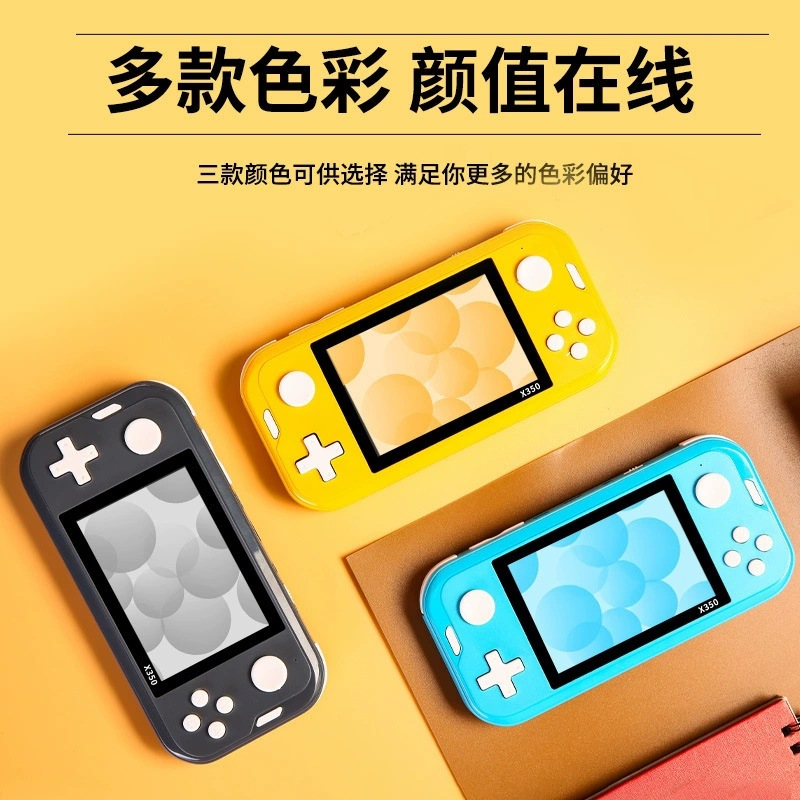 Cross-Border X350 Handheld Game Console Kidsren's Nostalgic Retro Top 10 Emulators Psp Mini Portable Arcade Handheld Console