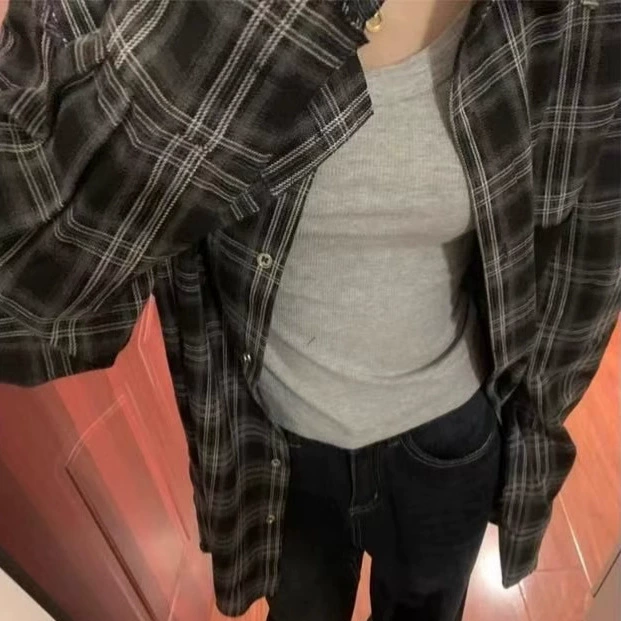 Summer shirt, thin cardigan, high-quality style, oversize, loose fit