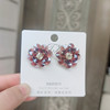 Earrings, trend fashionable accessory, Korean style, silver 925 sample, city style, wholesale