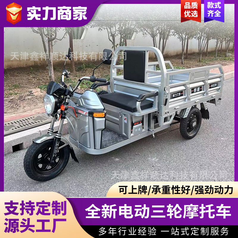 Electric Tricycle for Cargo, Adult Cargo Vehicle, New National Standard, Can Be Registered, Direct Sales from the Manufacturer, Wangpian Three-Wheeler Electric Tricycle for Cargo, Adult Cargo Vehicle, New National Standard, Can Be Registered, Direct Sales from the Manufacturer, Wangpian Three-Wheeler