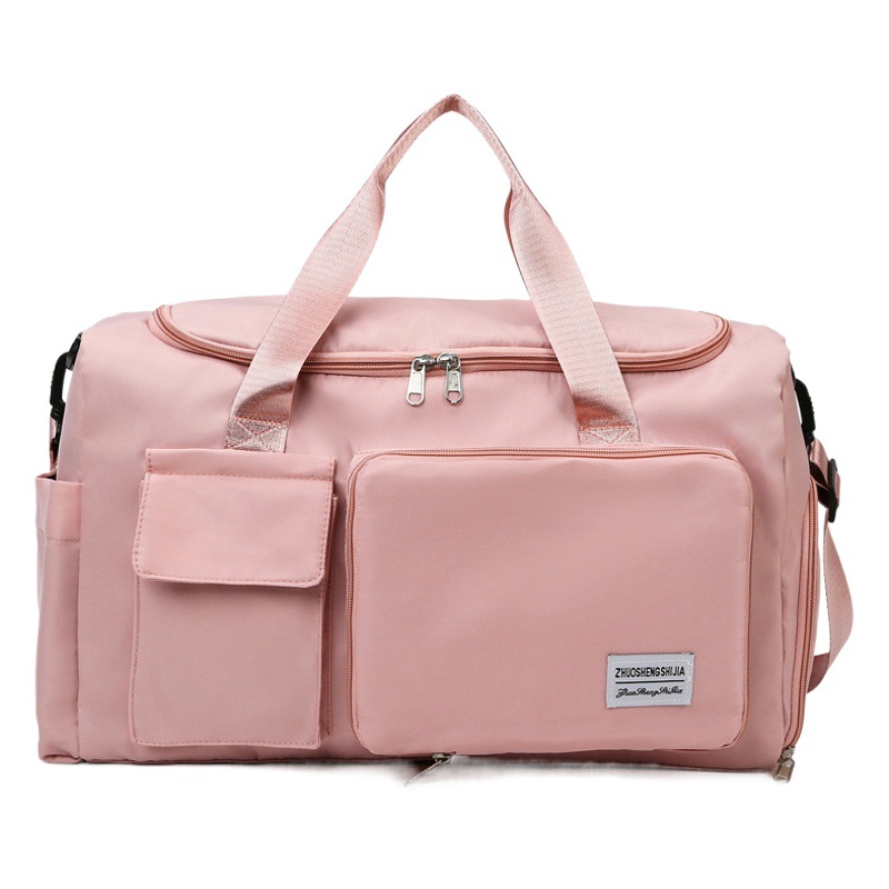 Portable travel bag large capacity luggage bag sports fitness bag independent shoe warehouse foldable storage maternity bag cross-border