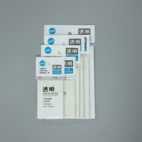 gimen giant stationery transparent sticky notes waterproof visual PET students note notes instruction mark stickers