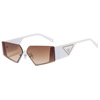 Brand sunglasses, metal glasses suitable for men and women, European style, cat's eye