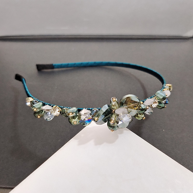 Women'S Gender Fashion Women'S Geometric Artificial Crystal Jewelry Headband