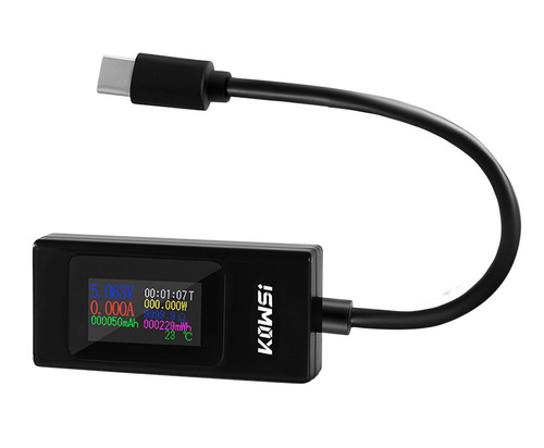 KWS-066C Type-C Tester with Color Screen USB Current Voltage Tester Dual-Direction Tester