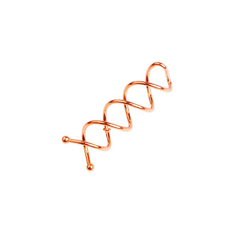 Horquilla espiral de metal coreana para peinar el cabello, herramienta giratoria para hacer moños, para profesionales de peluquería femenina, al por mayor. image 9