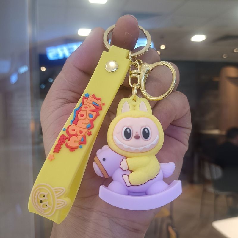 クリエイティブホットスタイルラブブキーホルダー漫画リトルシープペンダントおもちゃベビーグラバーかわいいキーチェーンリング卸売|undefined