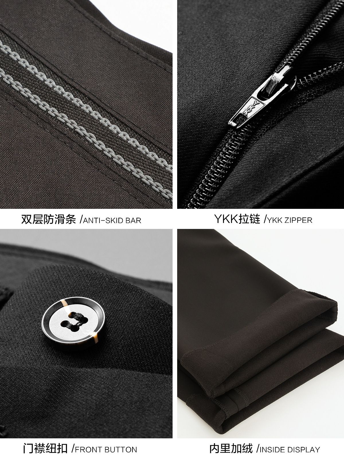 冬のベルベットの厚いカジュアルパンツ男性のビジネスカジュアルパンツには、绢糸モーダルストレートパンツが含まれています