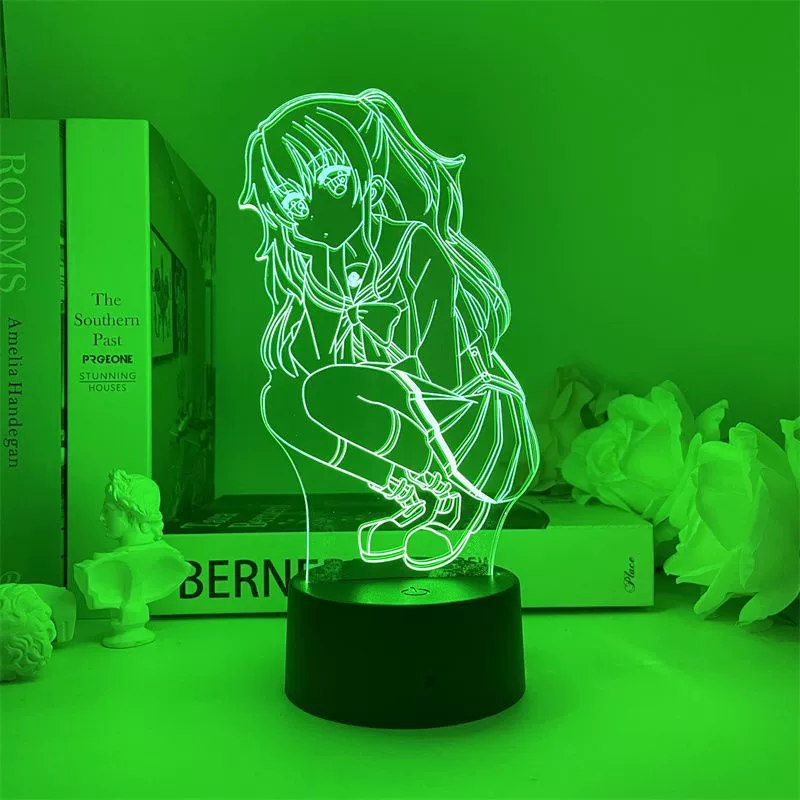 USB ночная лампа Чарлотта Томоли Нао фигура вертикальная живопись лампа знак двухмерной периферии комната спальня декоративная