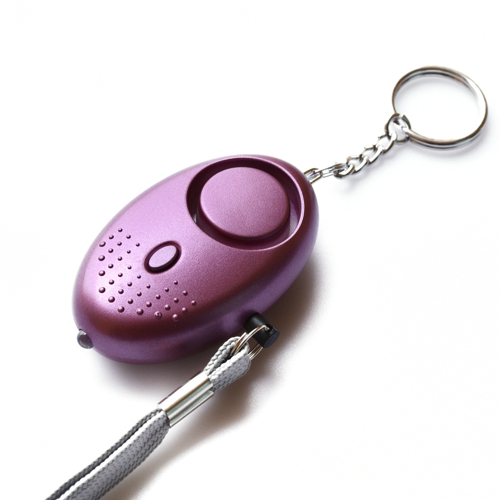 Mini Alarma Personal Inalámbrica con Luz LED 130-135 dB para Rescate al Aire Libre