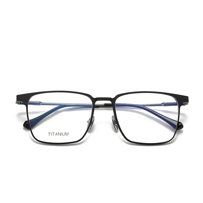 STUDIOMUKU gafas de madera cool aluminio de titanio puro marco de gafas de conducción de doble propósito marco de gafas de negocios
