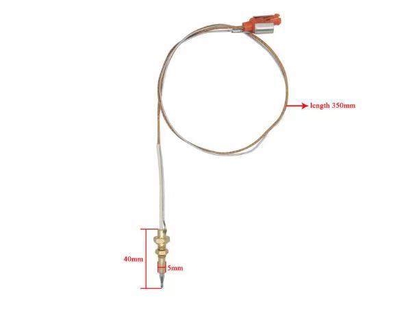 Mayorista engrosado SABAF SABAF cocina de gas accesorios horno termopar 350MM aguja de inducción