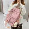 new pattern ins College wind girl Backpack Korean Edition leisure time High-capacity Student bag Senior high school student schoolbag