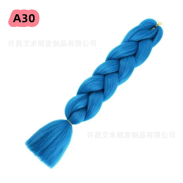 Trenzas africanas con cabello rosa渐 – materiales de alta temperatura, estilo boxeador