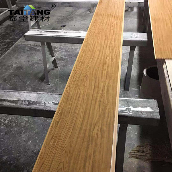 Techo de refuerzo de PVC techo 6mm película de transferencia plana chapa integrada chapa integrada