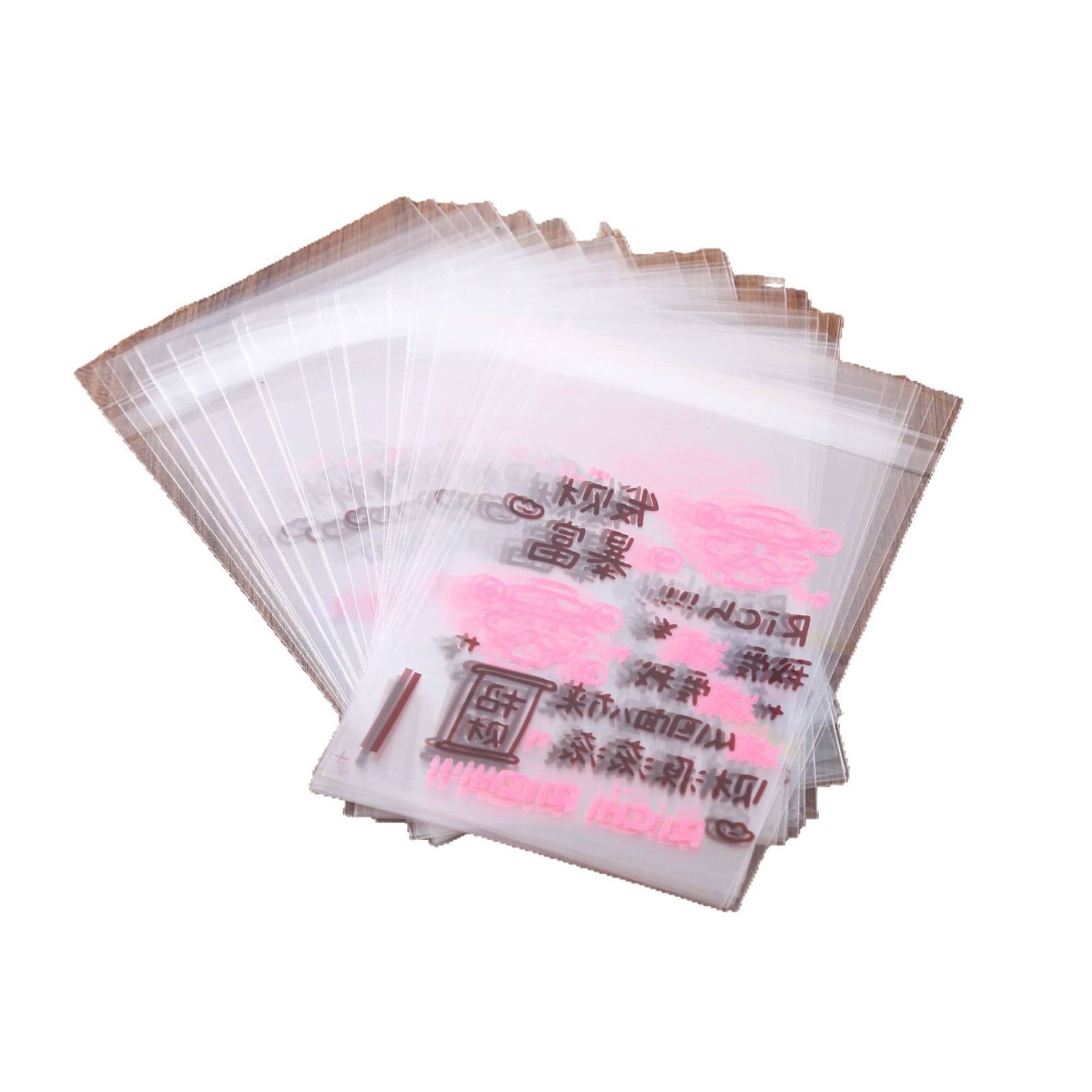 新しいスタイルの富を生み出すジップロックバッグ、お金が四面から来る、opp粘着バッグ、カードバッグ卸売