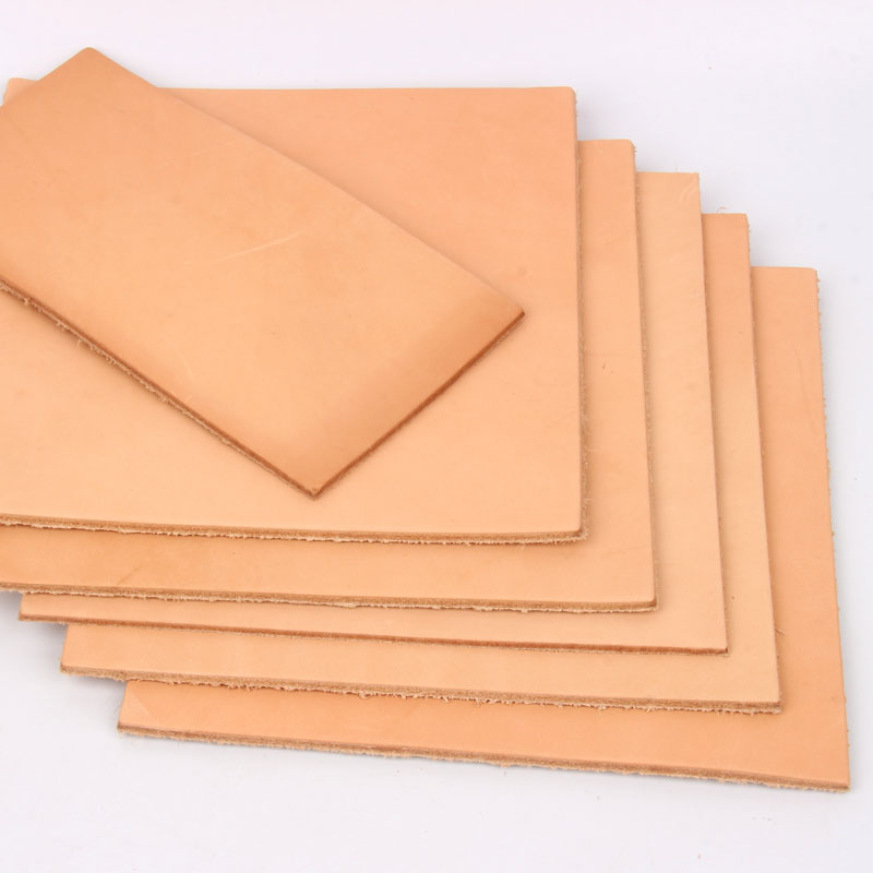 植鞣革原色硬挺牛皮料手工diy刀鞘腰带护腰雕刻4mm头层厚牛皮