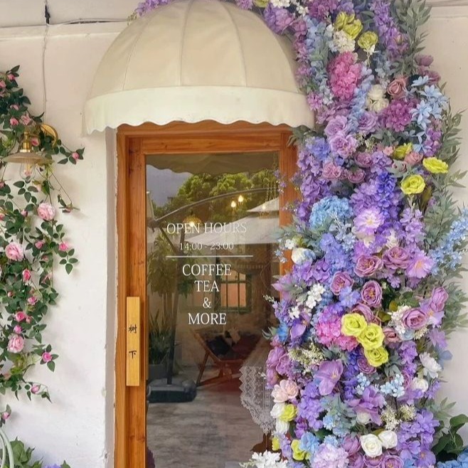 Nueva flor de imitación de jardín de Monet, viento natural de primavera, puntos de tarjeta de red de celebridades, decoración de centros comerciales de flores falsas, flores de paisajismo de Meichen