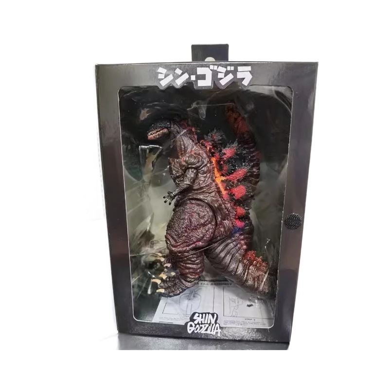 NECA en caja versión de película 2016 real Godzilla dinosaurio monstruo móvil Godzilla juguete modelo hecho a mano
