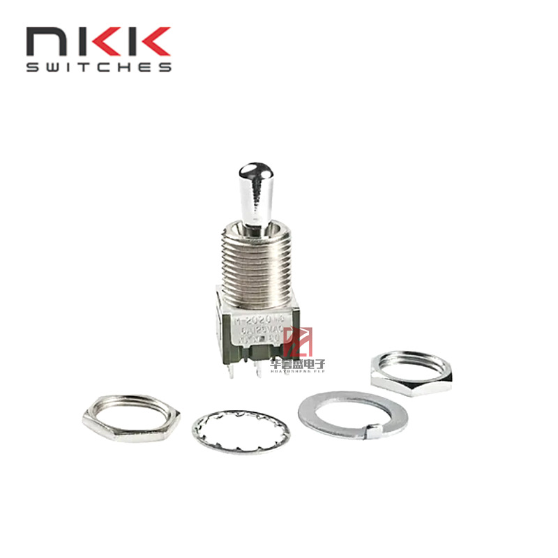 日本NKK M2024BB1W01 M-2020L/B ON ON ON 6脚3档 3开 摇臂开关