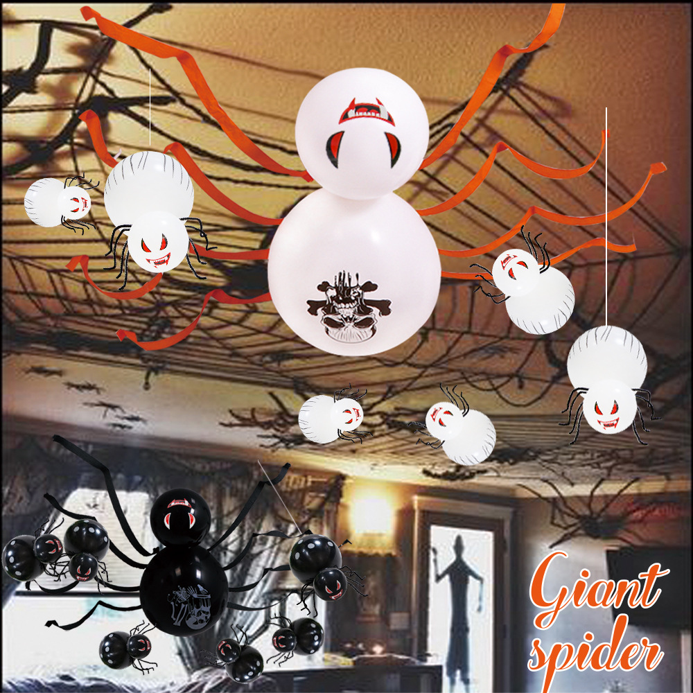 Fiesta de Halloween decoración globo araña fantasma Festival Fiesta suministros Halloween araña globo casa embrujado bar diseño
