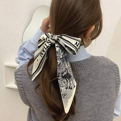 New Tarot Card Long Scarf Stylish Versatile Synthetic Silk Scarf Binding Bag Packaging Decor Ribbon Women Hair Tying Band