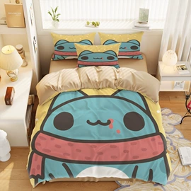 四件套;枕套;绒毯