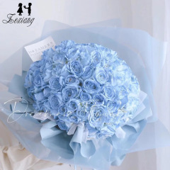 花兒樂鮮花包裝彩色噴漆 鮮花專用染色噴劑 碎冰藍調色劑自噴漆