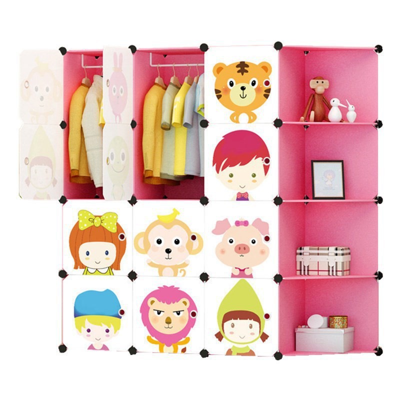 Armario de resina simple, armario de almacenamiento de plástico, armario plegable para ropa de adulto, armario pequeño económico, armario para el hogar