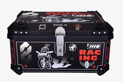 Motorcycle trunk, Trunk 65L Waterproof - mt65-black-black-vitality