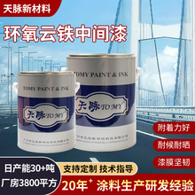 户外钢结构桥梁护栏环氧云铁防锈漆 防腐工程油漆环氧云铁中间漆